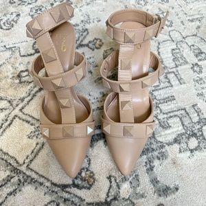Womens “Mix no. 6” nude heels. size 7.5 good condition